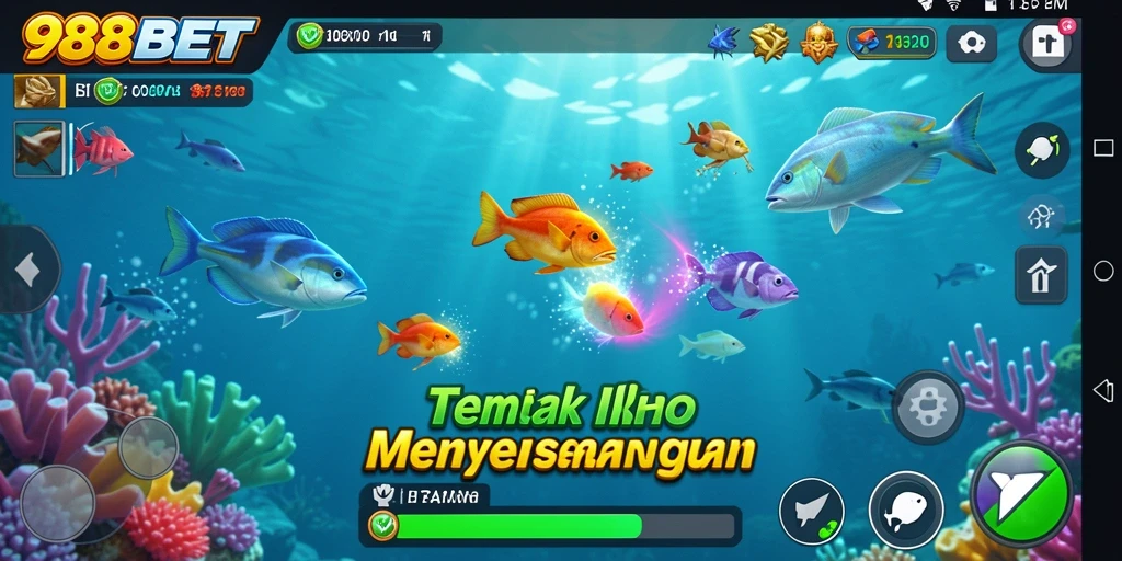 Gameplay seru Tembak Ikan di 988BET