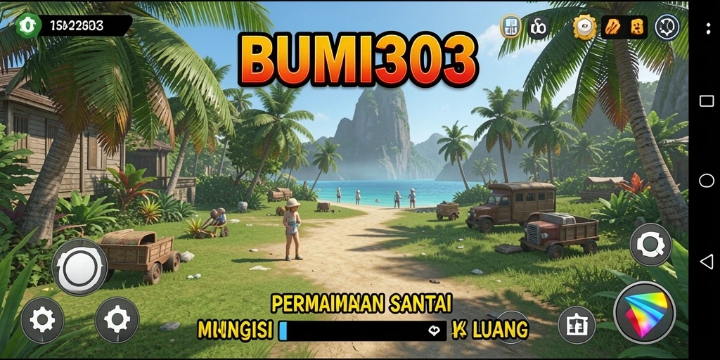 Screenshot gameplay BUMI303 dengan suasana santai dan seru.