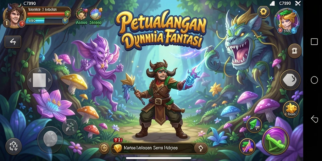 Gameplay C7890 menampilkan petualangan seru dan tantangan yang menunggu.