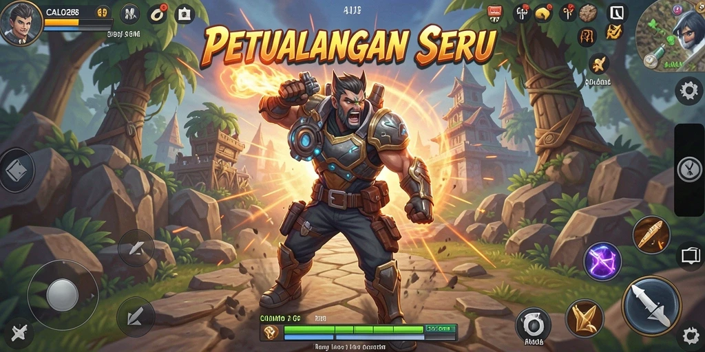 Tampilan gameplay seru dan menegangkan dalam CALO288.