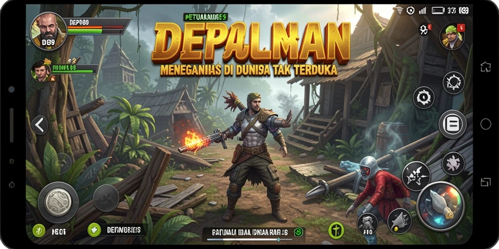 Tampilan gameplay DEPO89 yang menampilkan aksi petualangan seru.
