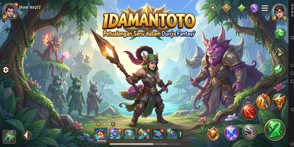 Gameplay IDAMANTOTO yang seru dengan petualangan yang menantang.