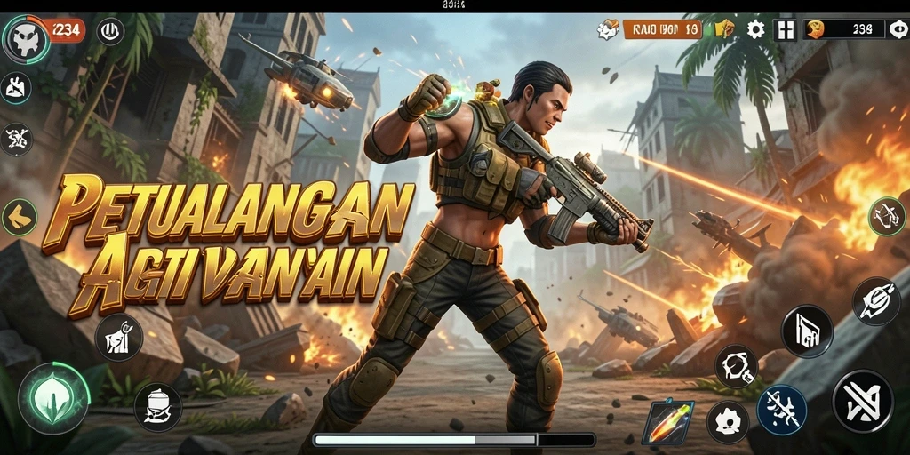 Tampilan seru dari gameplay K234 yang penuh aksi dan tantangan.