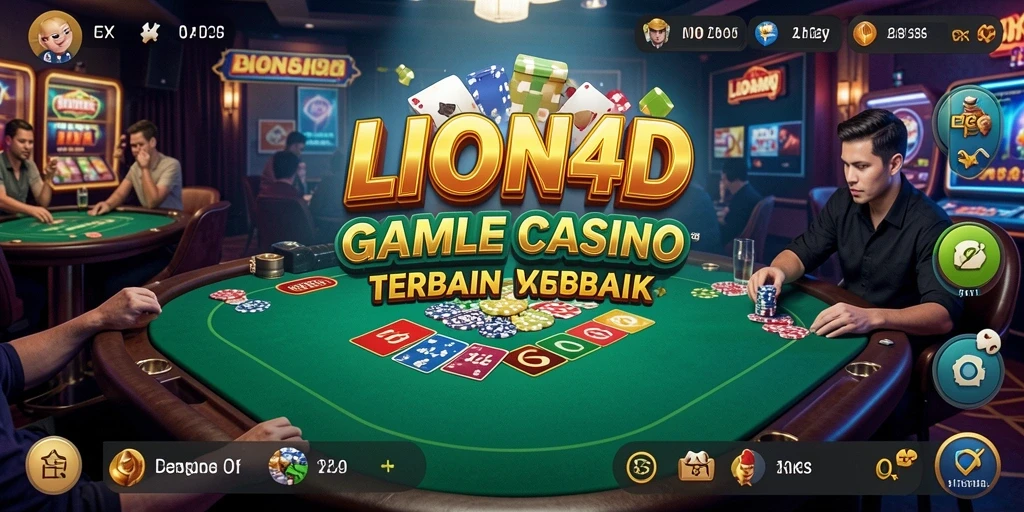 Tampilan gameplay Live Casino yang menarik dan interaktif di LION4D.