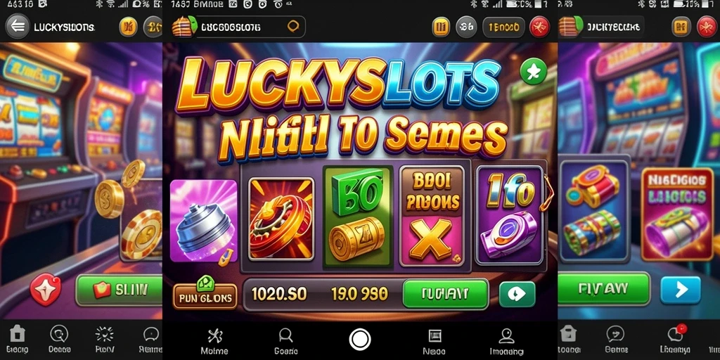 Tangkapan layar LUCKYSLOTS menampilkan pengalaman bermain slot yang menyenangkan.