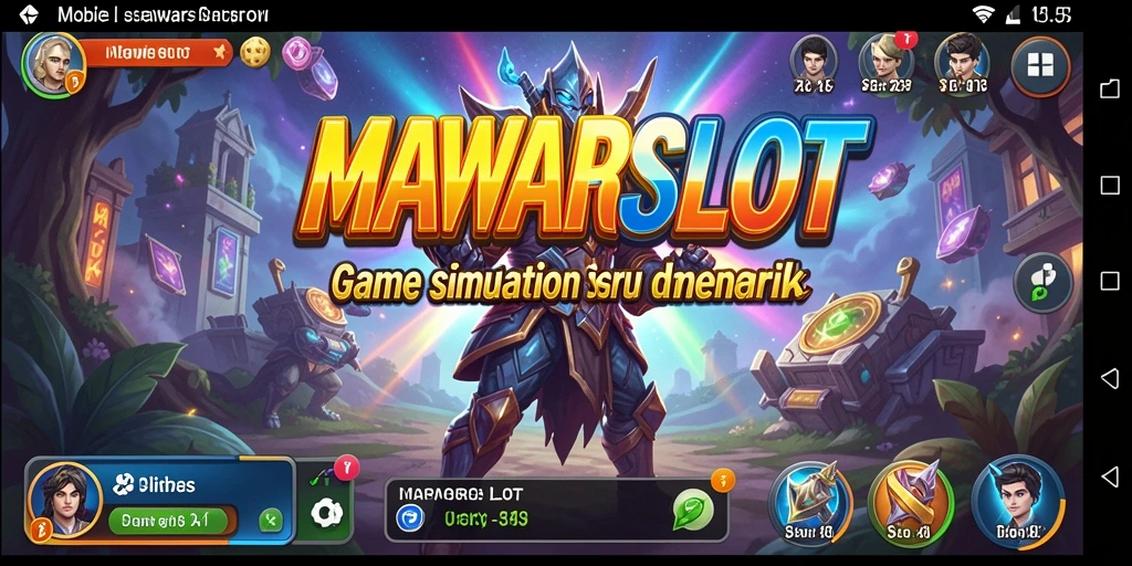 Tampilan gameplay menampilkan aksi seru dalam MAWARSLOT.