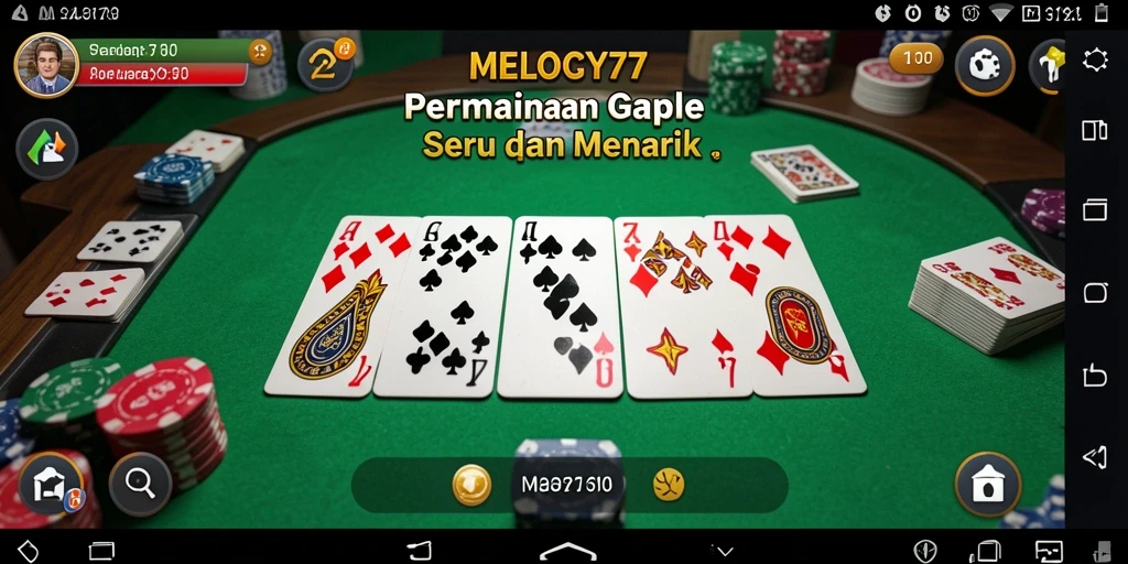 Tampilkan gameplay seru dalam MELODY77 yang menghibur.