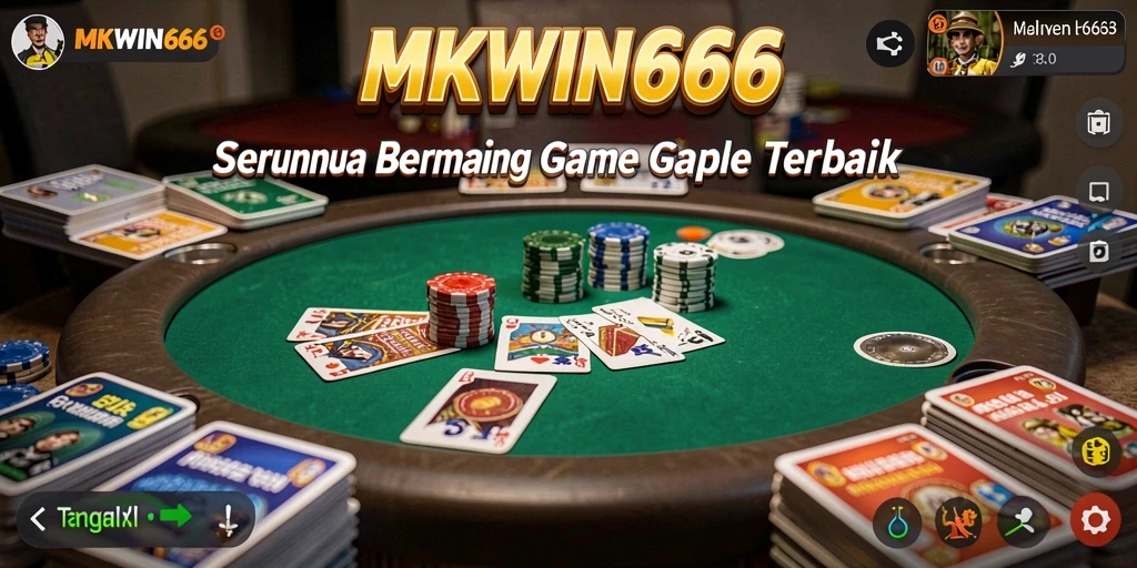 Tampilan gameplay seru dan interaktif dalam MKWIN666.