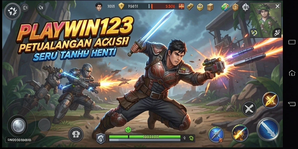 Tampilan gameplay seru dari PLAYWIN123 yang menegangkan.