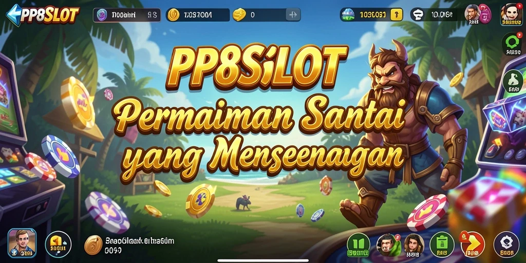Tampilan screenshot PP8SLOT menampilkan keseruan gameplay slot yang berwarna-warni.